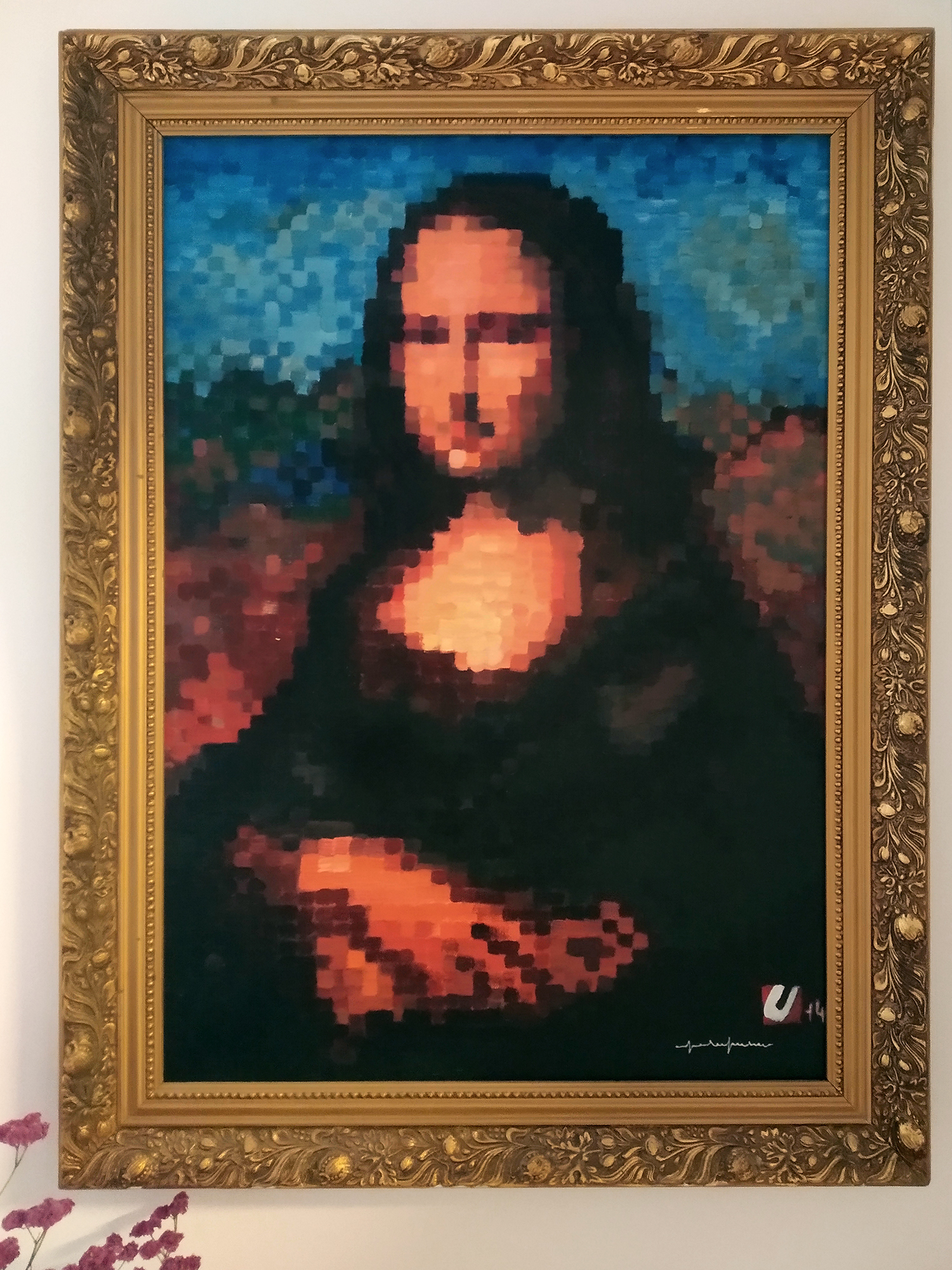 Mona Lisa in low resolution