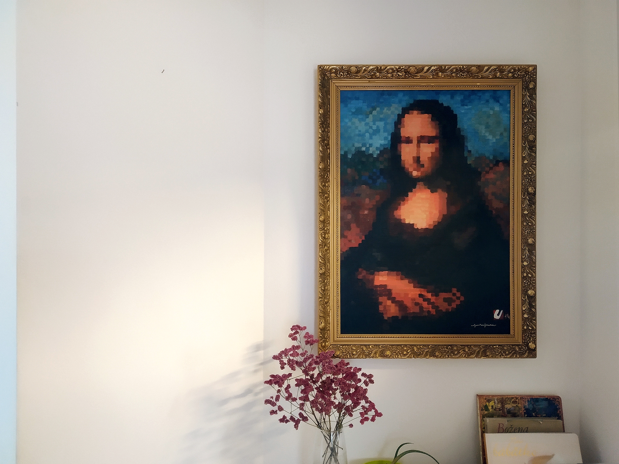 Mona Lisa in low resolution, vizualizácia